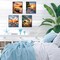 12 Pack 5D Diamond Art Kits for Adults - Beach Diamond Art DIY Paint with Round Full Drill Diamond dots for Beginners